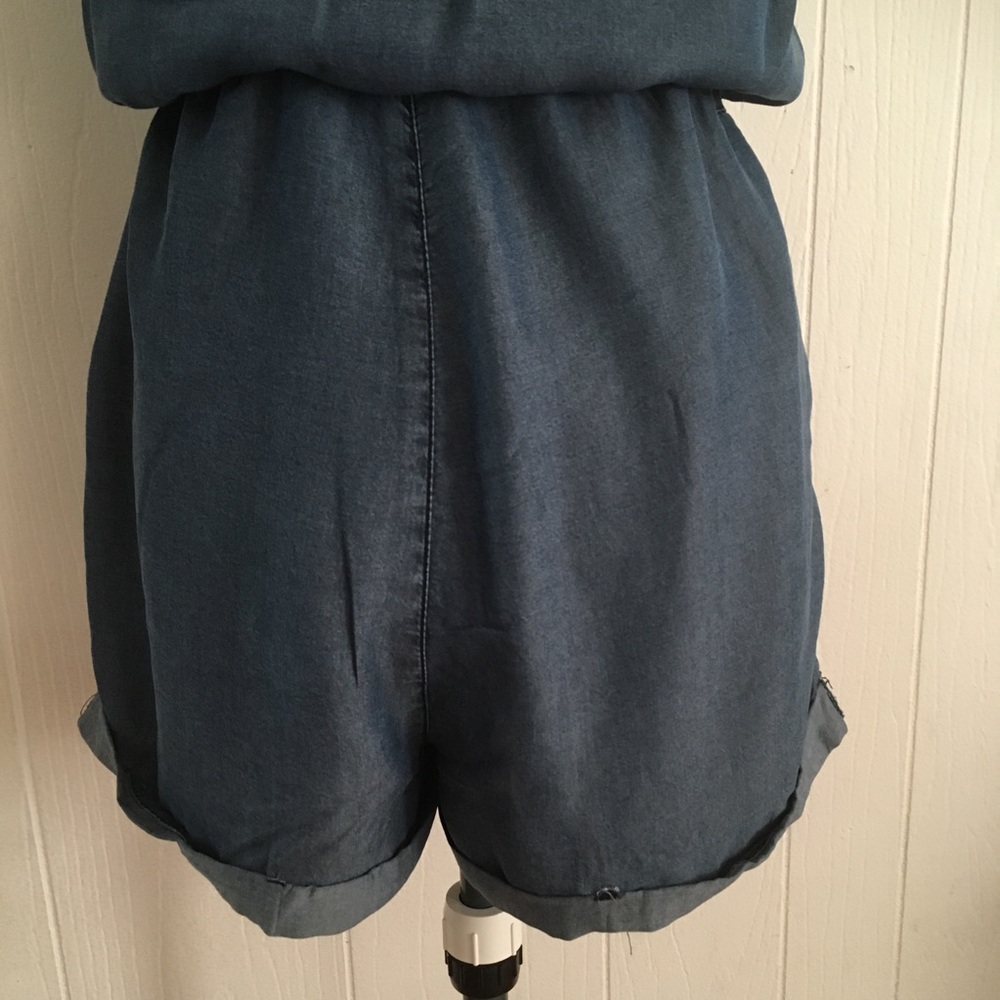 F21 100% Lyocell sleeveless romper size S - Picture 8 of 14